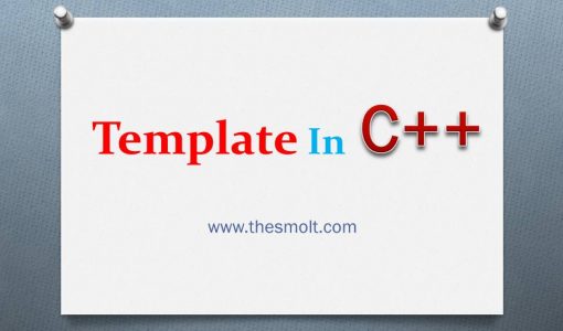 what is template in cpp