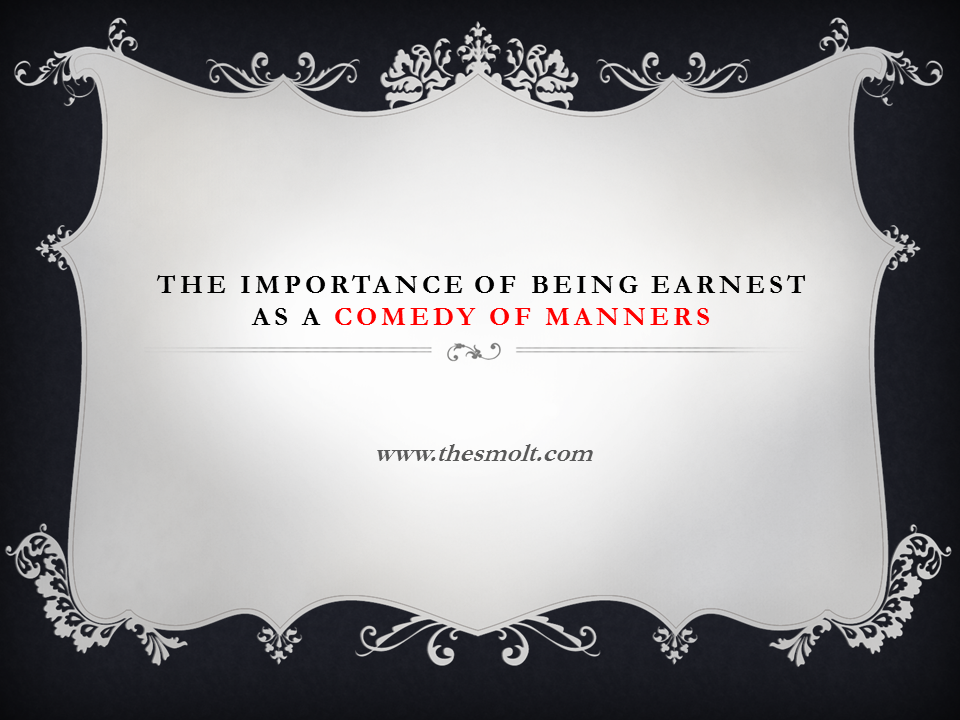 The importance of being earnest summary
