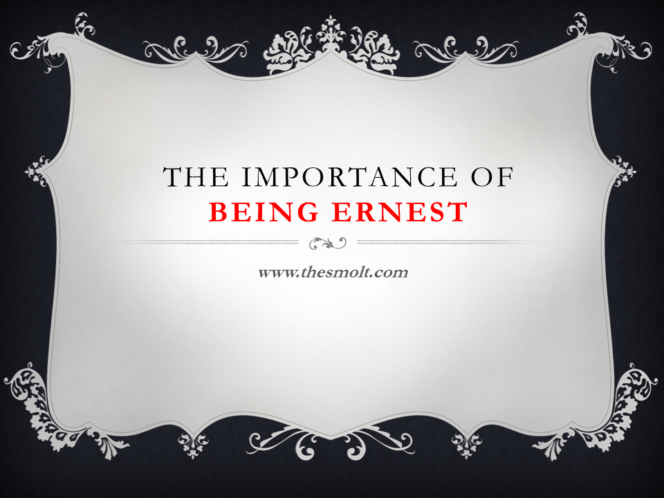 Importance of Being Earnest as a farce