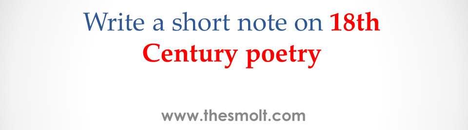 18th Century poetry