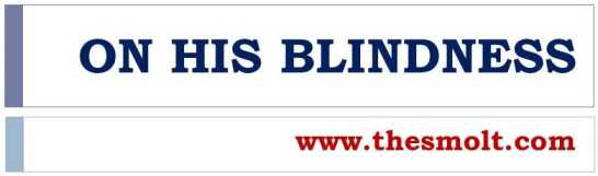 on his blindness by john milton line by line explanation