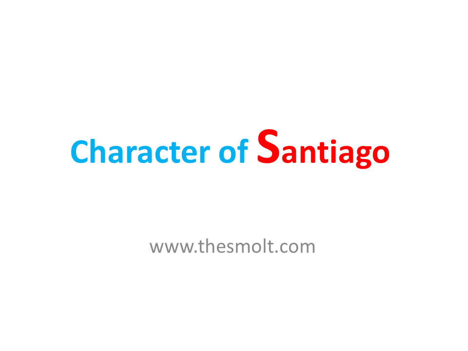 Sketch the character of Santiago