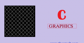 C program to draw a square using graphics