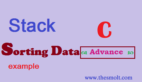 Storing data in Stack in C