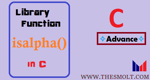 Isalpha Function in C