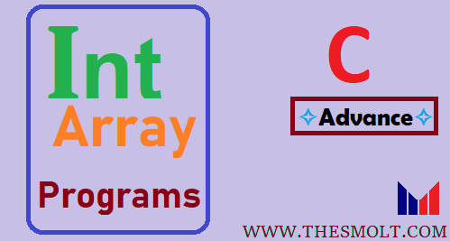 Array in C programming examples
