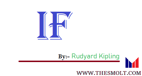 Poem if by Rudyard Kipling
