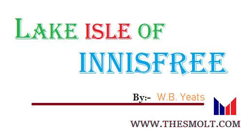 the lake isle of innisfree analysis