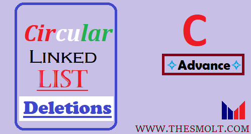 Circular link list deletion