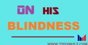 Analysis of on his blindness