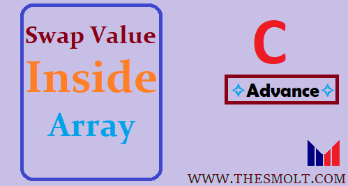 Swap values inside the array