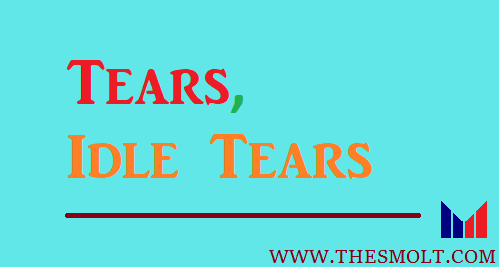 tears idle tears analysis