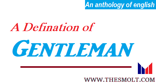 A Definition of a Gentleman