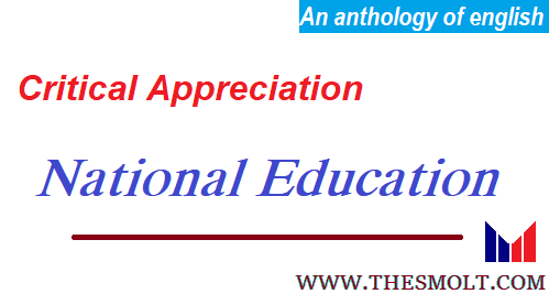 Essay on National Education