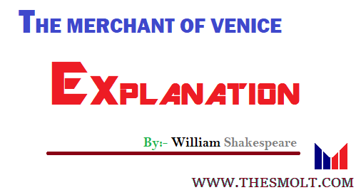 Merchant of Venice explanation